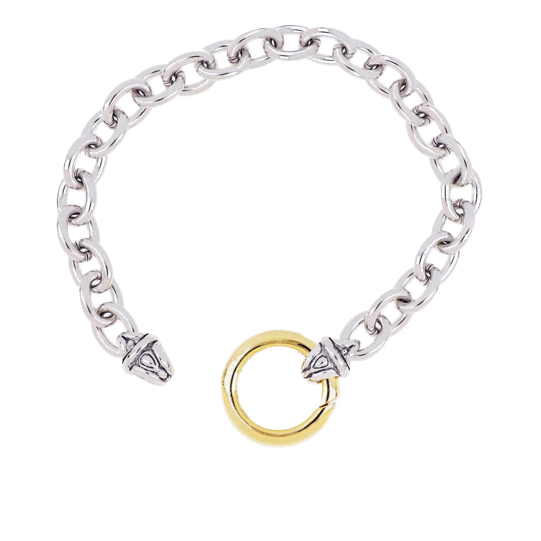 20th Anniversary Collection - Large Link Spring Ring Bracelet John Medeiros Jewelry Collections