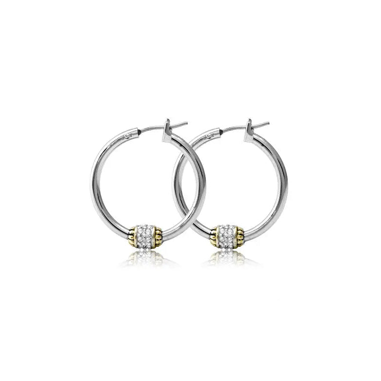 Beaded Pavé Hoop Earrings John Medeiros Jewelry Collections