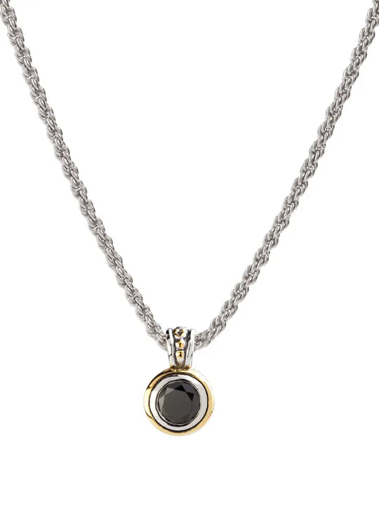 Beijos Collection - Bezel Set CZ Pendant Necklace John Medeiros Jewelry Collections