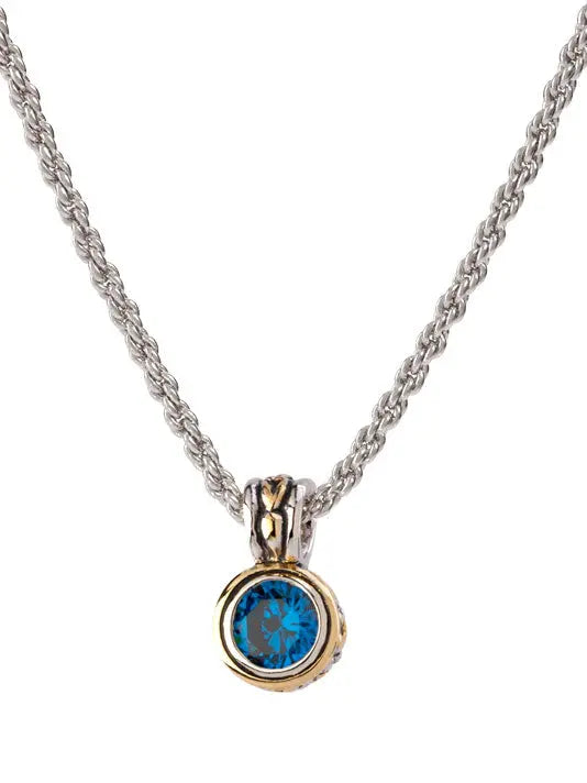 Beijos Collection - Bezel Set Pendant Necklace John Medeiros Jewelry Collections
