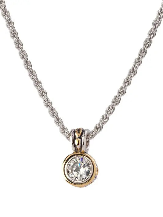 Beijos Collection - Bezel Set Pendant Necklace John Medeiros Jewelry Collections