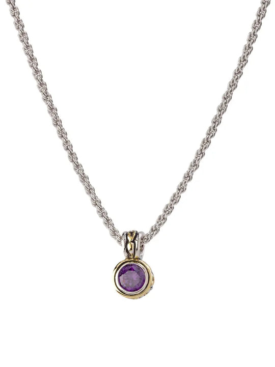 Beijos Collection - Bezel Set Pendant Necklace John Medeiros Jewelry Collections