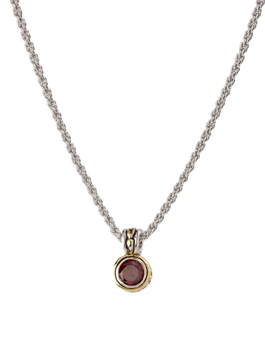 Beijos Collection - Bezel Set Pendant Necklace John Medeiros Jewelry Collections