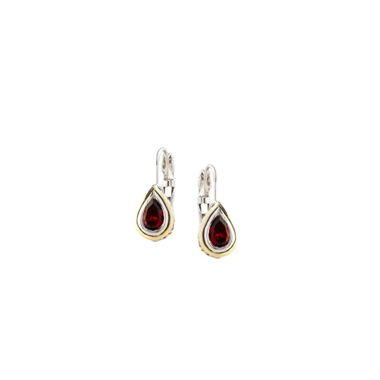 Beijos Collection - CZ Pear Shape Bezel Set Earrings John Medeiros Jewelry Collections