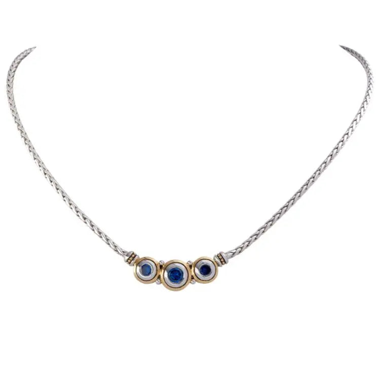 Beijos Collection - Three-Stone CZ Necklace John Medeiros Jewelry Collections
