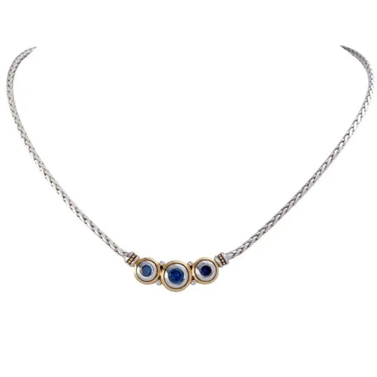 Beijos Collection - Three-Stone CZ Necklace John Medeiros Jewelry Collections