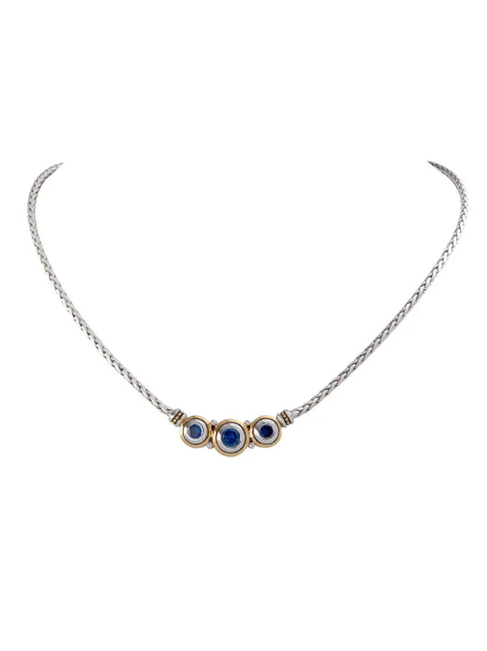 Beijos Collection - Three-Stone CZ Necklace John Medeiros Jewelry Collections