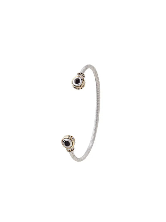 Beijos Collection - Two-Stone Small Cuff Bracelet John Medeiros Jewelry Collections