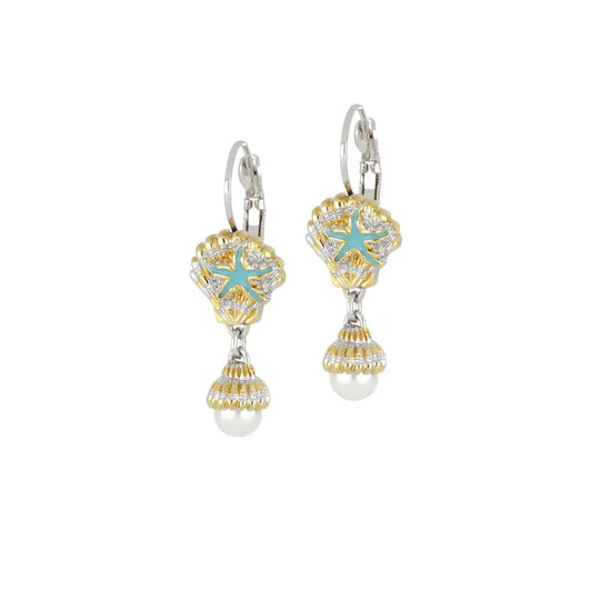 Caraíba Collection - Shell French Wire Earrings John Medeiros Jewelry Collections