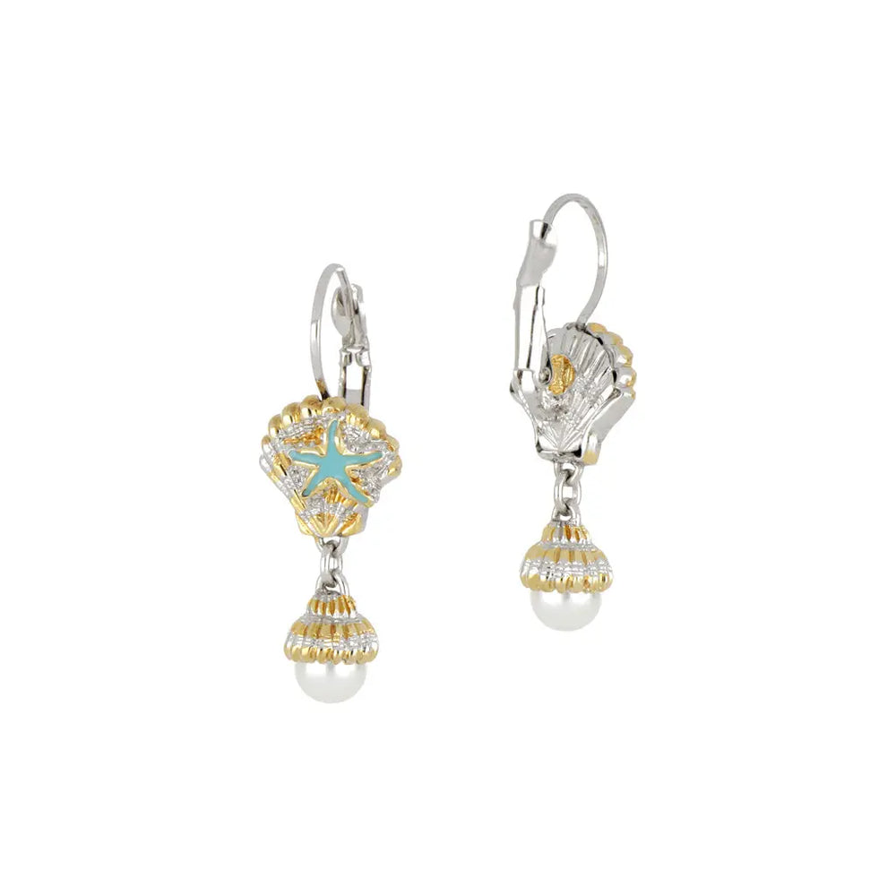 Caraíba Collection - Shell French Wire Earrings John Medeiros Jewelry Collections