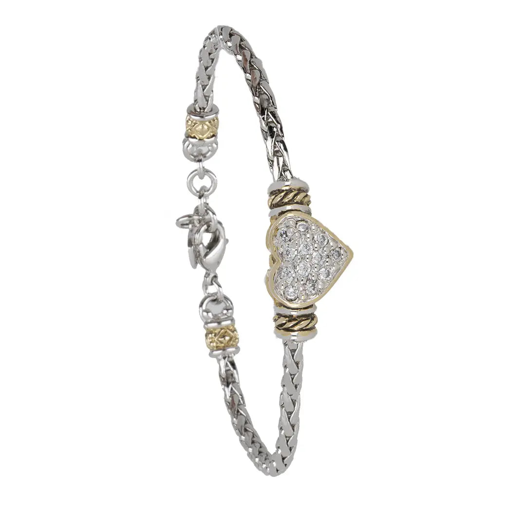 Celebration Petite Pavé - Heart Single Strand Bracelet John Medeiros Jewelry Collections