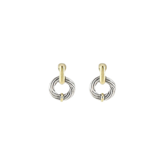 Cordão Collection - Circle Door Knocker Post Earrings John Medeiros Jewelry Collections