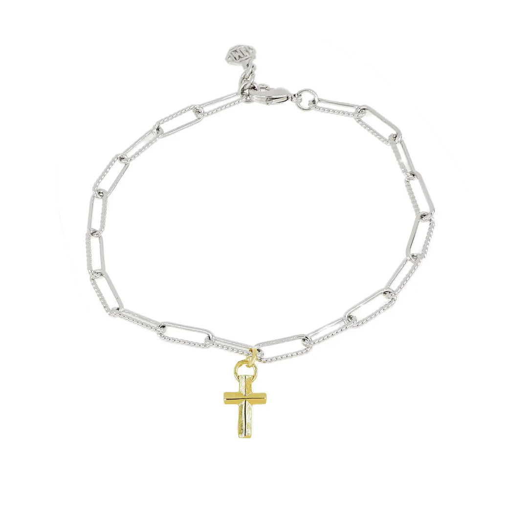 Diamante - Cross Charm Bracelet John Medeiros Jewelry Collections