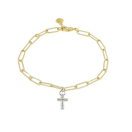 Diamante - Cross Charm Bracelet John Medeiros Jewelry Collections
