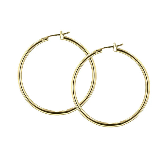 Large Hoop Earrings Handcrafted Jewelry