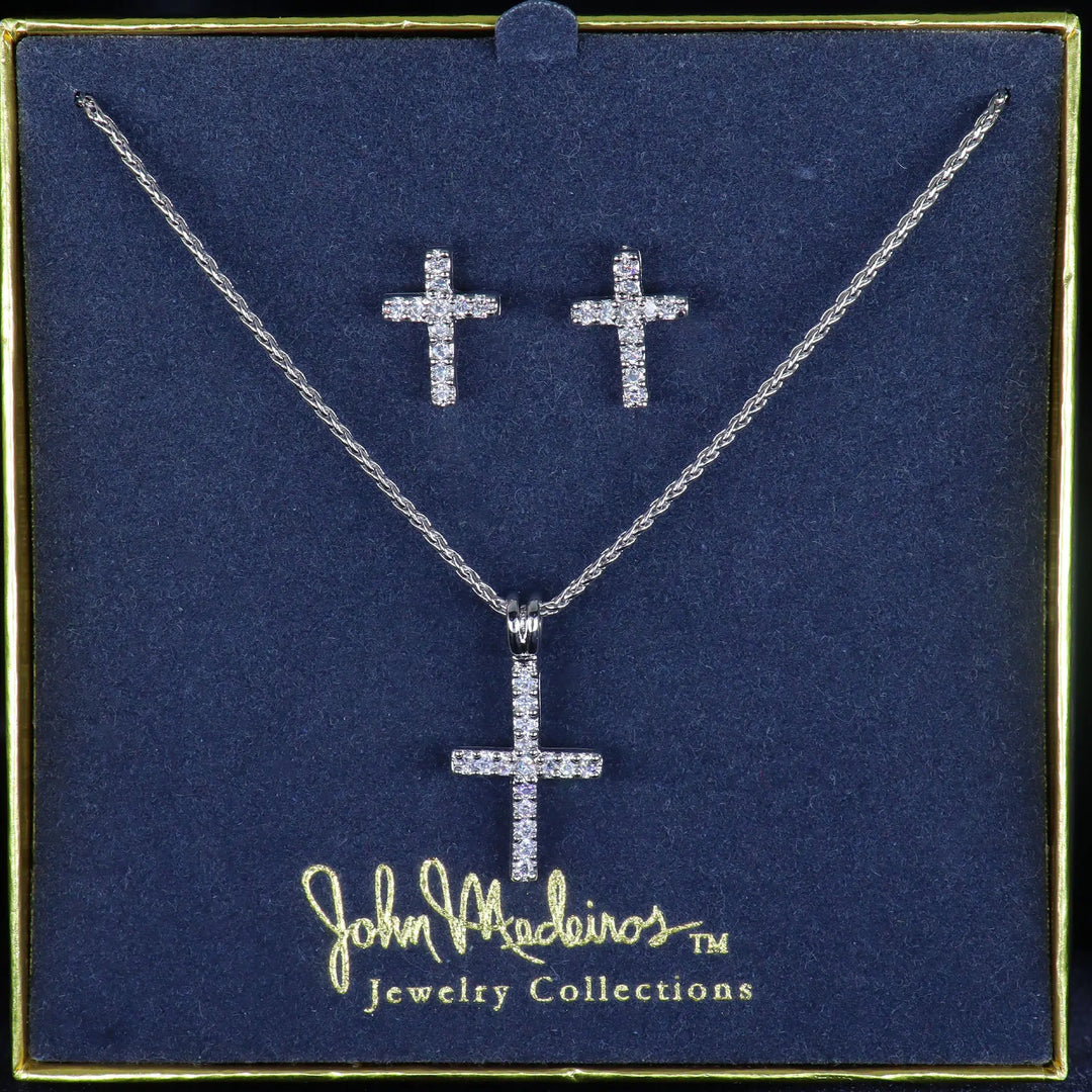 Pavé Cross Jewelry Set John Medeiros Jewelry Collections