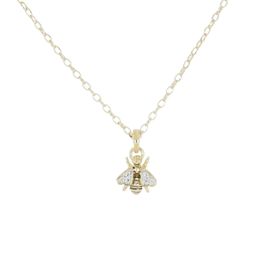20th Anniversary Collection - Gold Queen Bee Necklace John Medeiros Jewelry Collections
