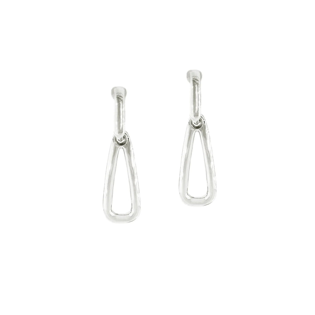Aldrava Collection - Dangle Earrings in Rhodium John Medeiros Jewelry Collections