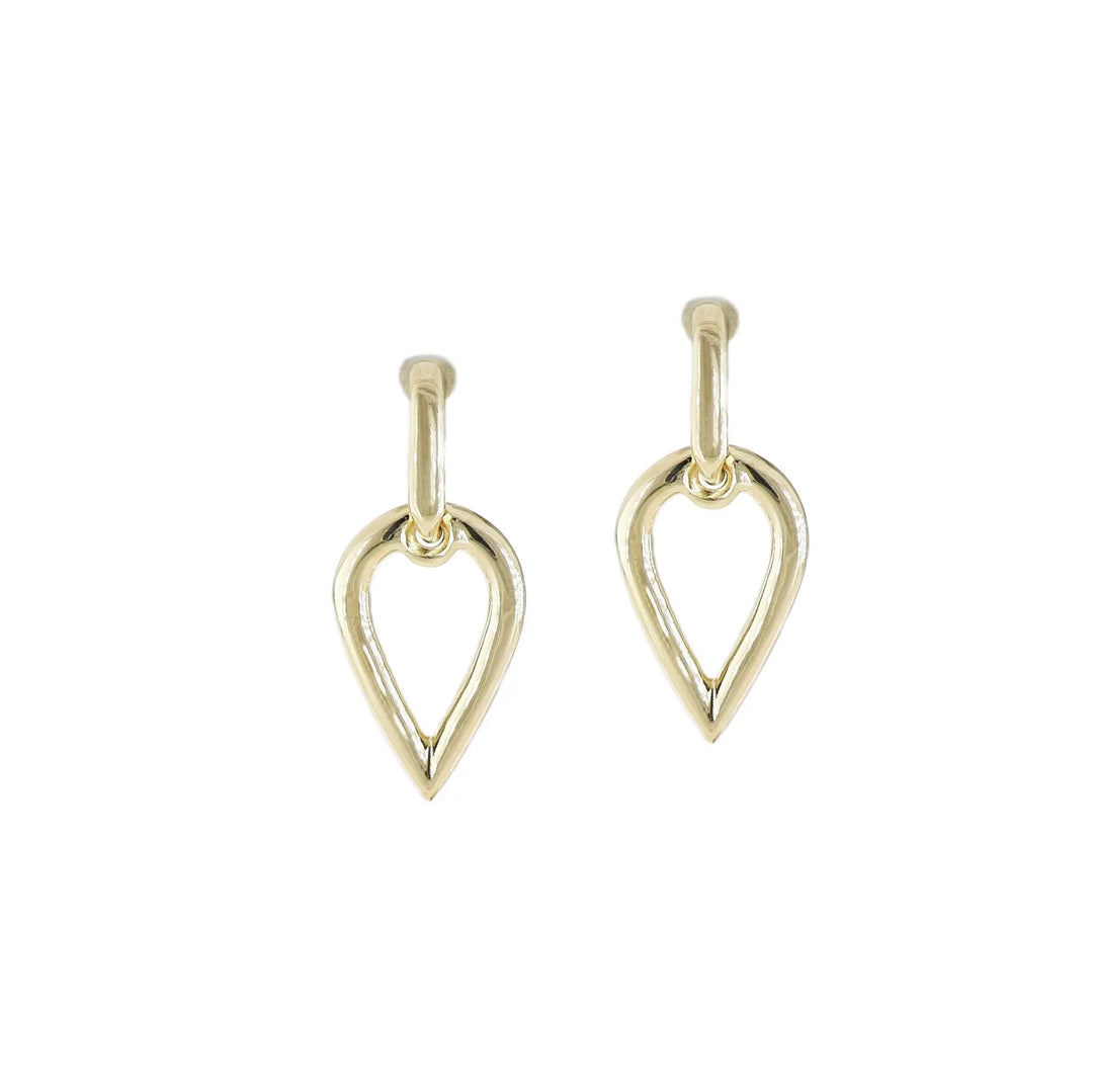 Aldrava Collection - Teardrop Earrings in Gold John Medeiros Jewelry Collections