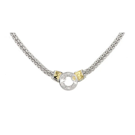 Antiqua Collection - Pavé Circle Double Strand Necklace John Medeiros Jewelry Collections