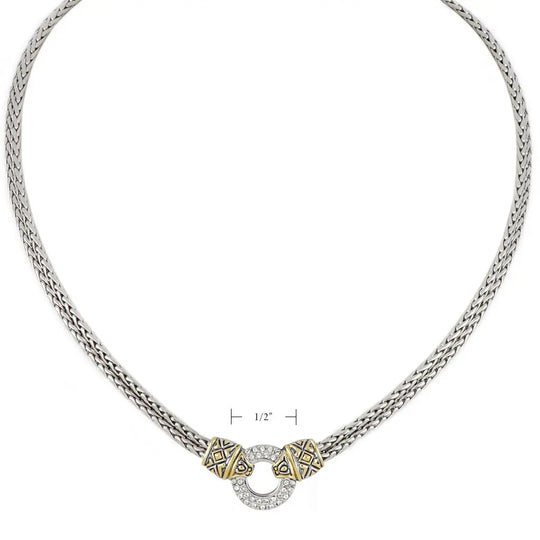 Antiqua Collection - Pavé Circle Double Strand Necklace John Medeiros Jewelry Collections