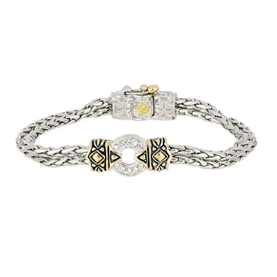 Antiqua Collection - Pavé One Circle Bracelet John Medeiros Jewelry Collections
