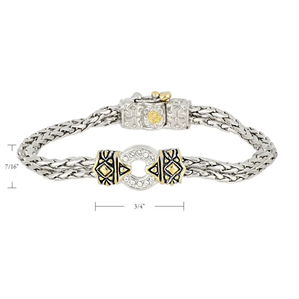 Antiqua Collection - Pavé One Circle Bracelet John Medeiros Jewelry Collections