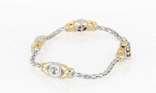 Antiqua Collection - Three Station Crystal Circle Bracelet John Medeiros Jewelry Collections