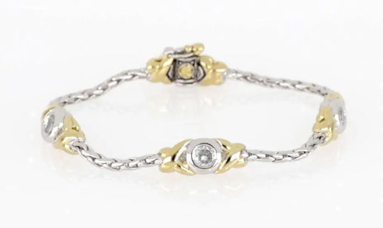 Antiqua Collection - Three Station Crystal Circle Bracelet John Medeiros Jewelry Collections