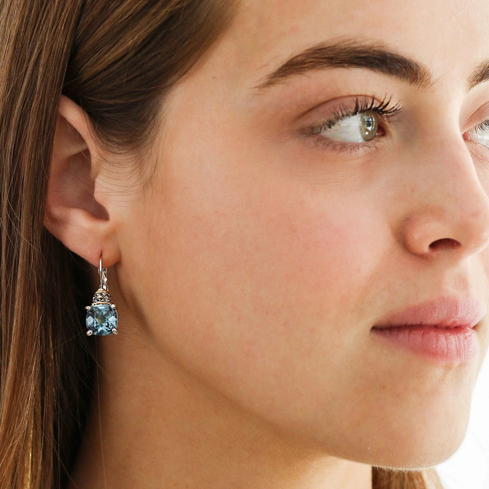 Anvil Collection - Square Cut French Wire Earrings John Medeiros Jewelry Collections