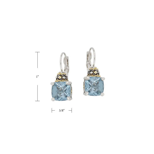 Anvil Collection - Square Cut French Wire Earrings John Medeiros Jewelry Collections