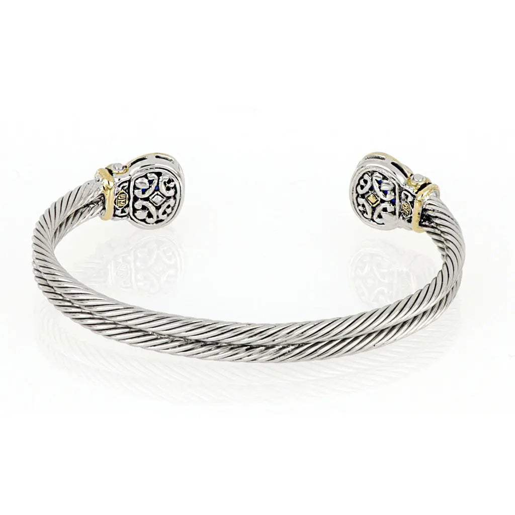 Anvil Color Collection - Cubic Zirconia Cuff Bracelet John Medeiros Jewelry Collections