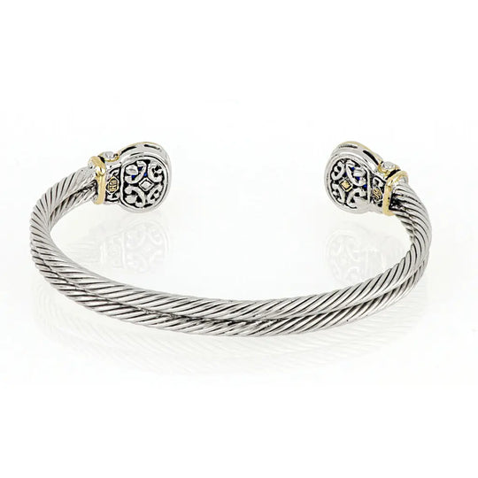Anvil Color Collection - Cubic Zirconia Cuff Bracelet John Medeiros Jewelry Collections