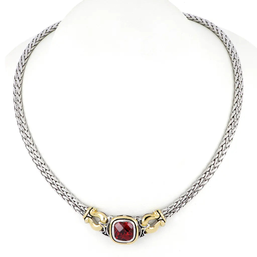Anvil Color Collection - Double-Strand Horseshoe Necklace John Medeiros Jewelry Collections