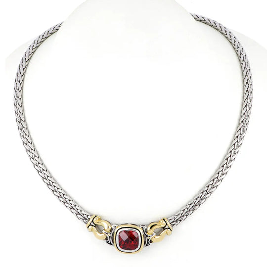 Anvil Color Collection - Double-Strand Horseshoe Necklace John Medeiros Jewelry Collections