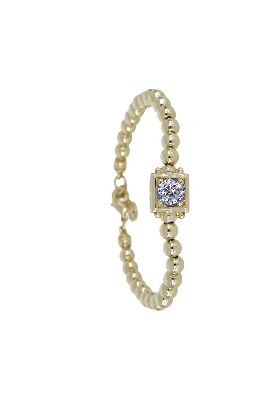 Beaded Collection 1 Stone Bracelet   