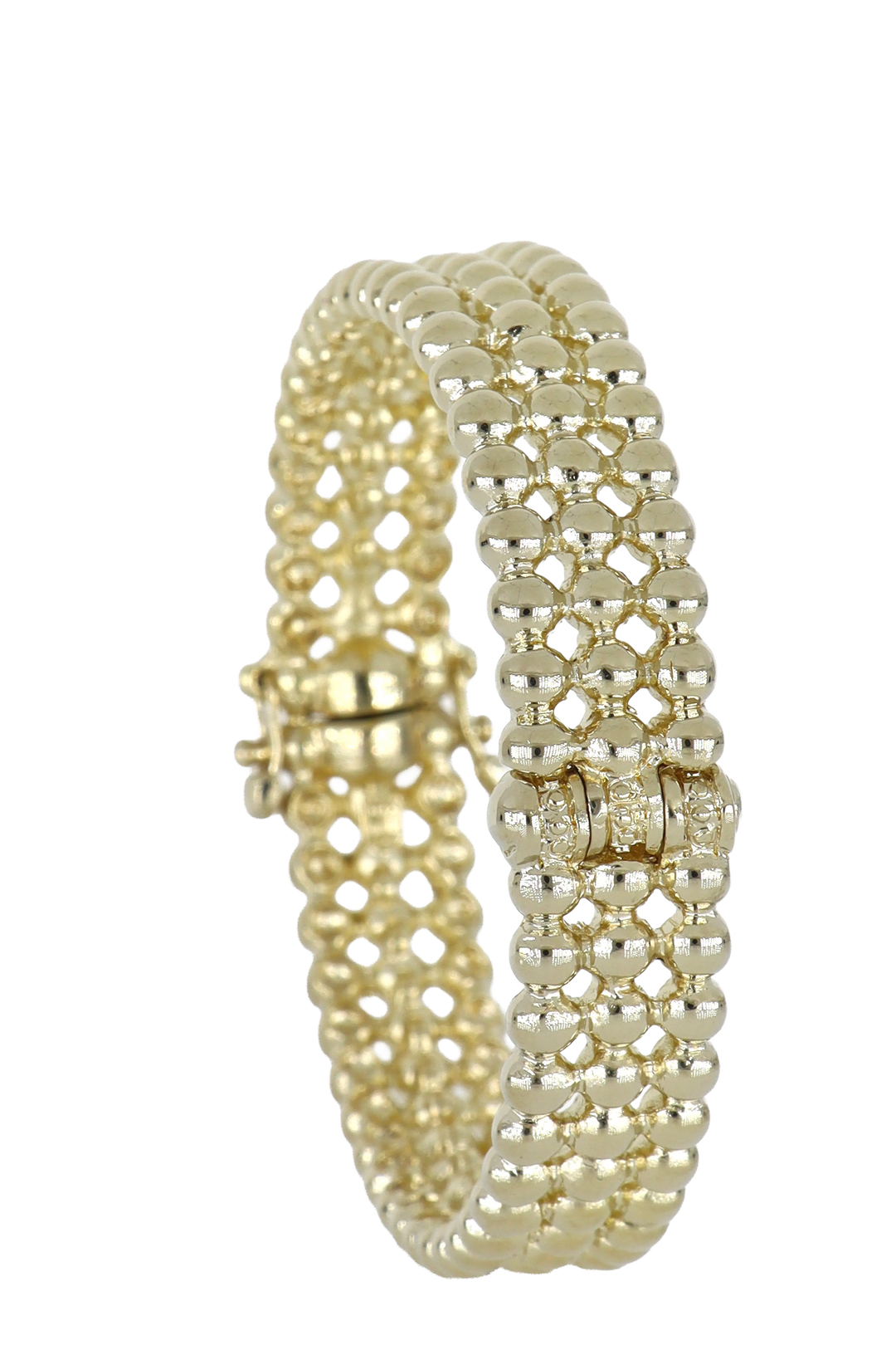 Beaded Collection 3 Row Bracelet 7"   