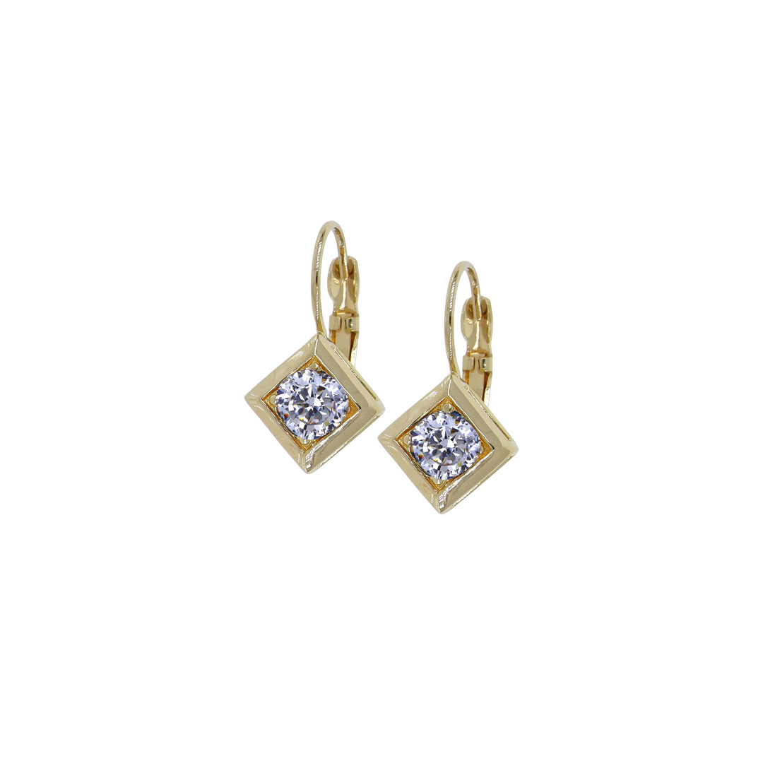 Beaded Collection 6mm French Wire Earrings   