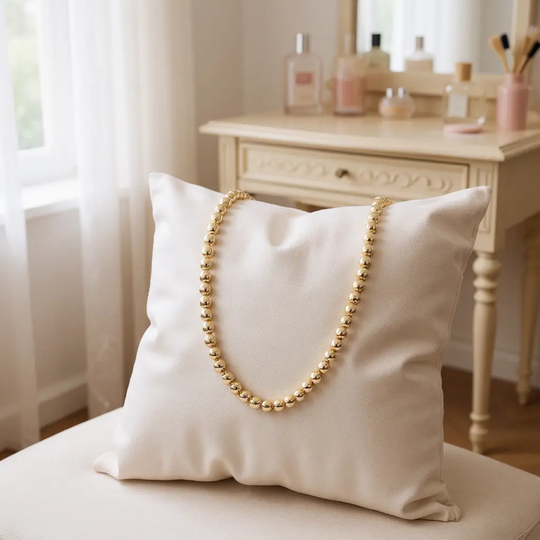 Beaded Collection Plain Necklace   