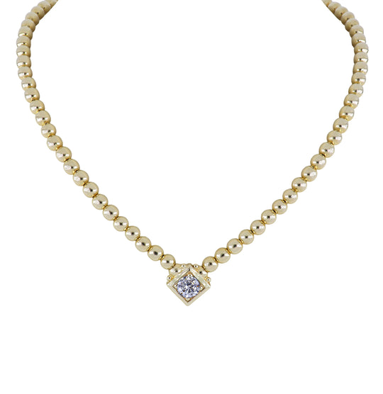 Beaded Collection Single Strand Necklace 16-18”   