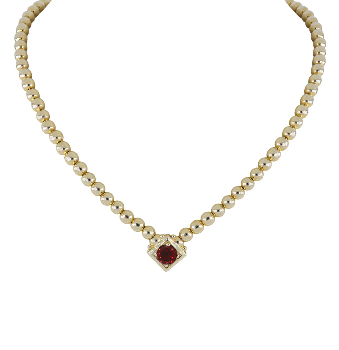 Beaded Collection Single Strand Necklace 16-18”   