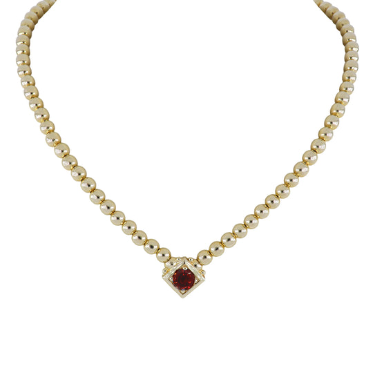 Beaded Collection Single Strand Necklace 16-18”   