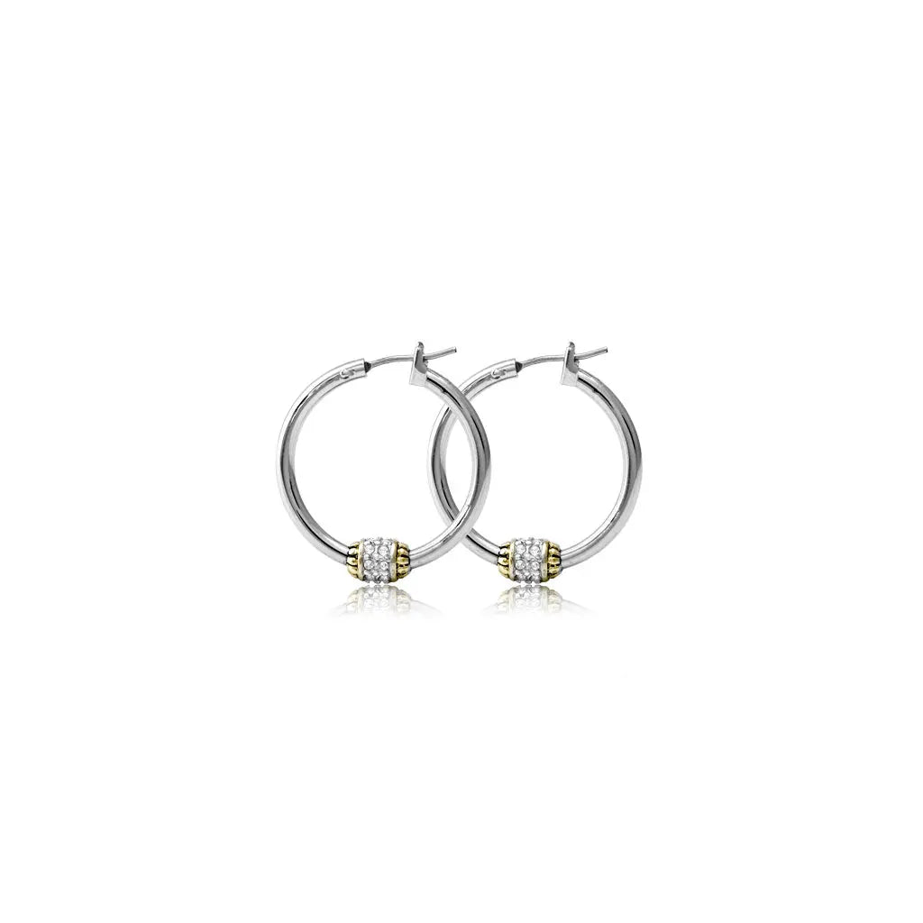 Beaded Pavé Hoop Earrings John Medeiros Jewelry Collections