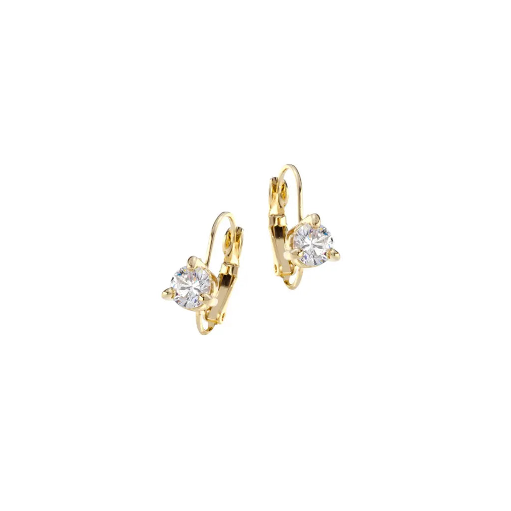 Beijos 6mm Prong Set Earrings - Gold John Medeiros Jewelry Collections