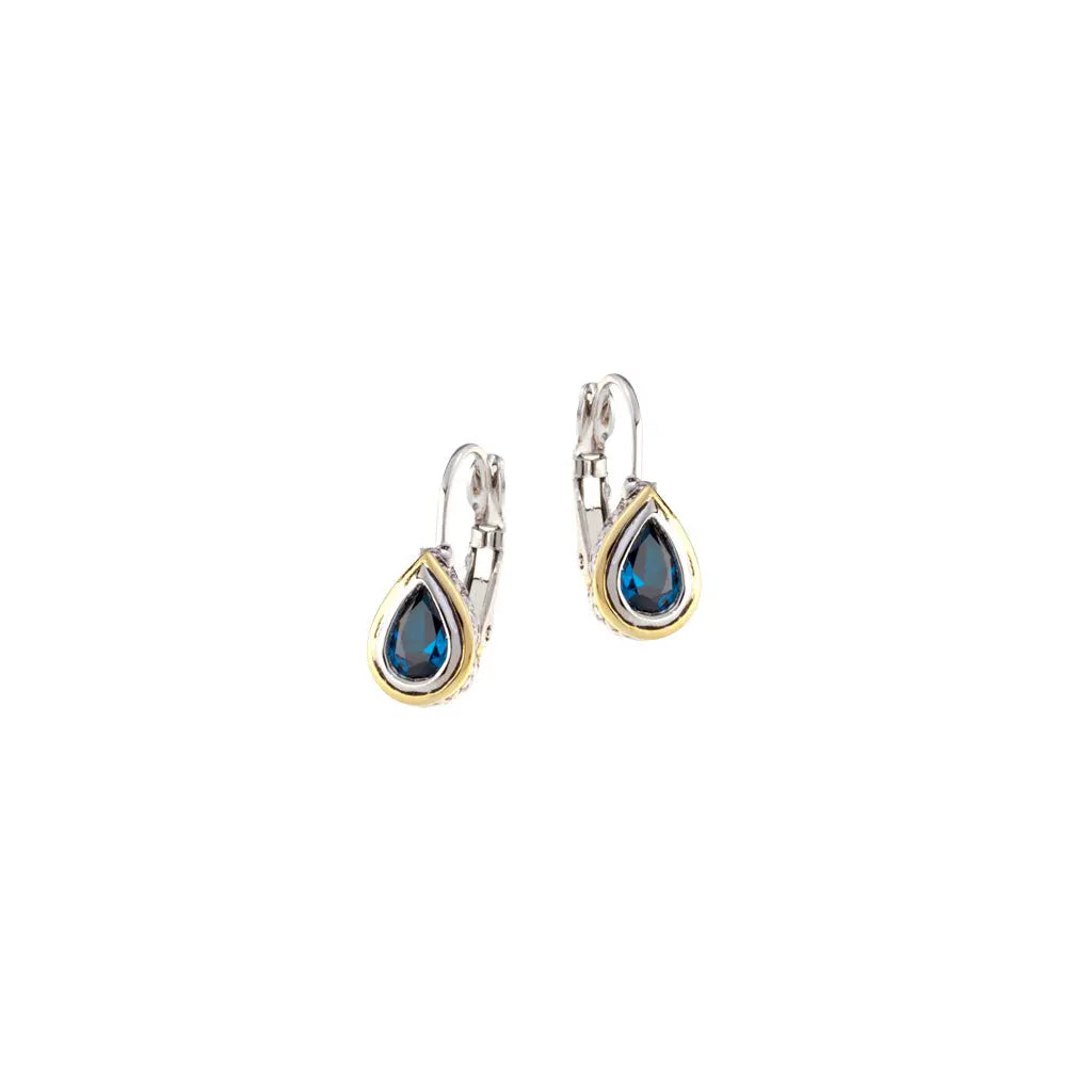 Pear Shape Bezel Set Earrings - Elegant CZ Jewelry – John