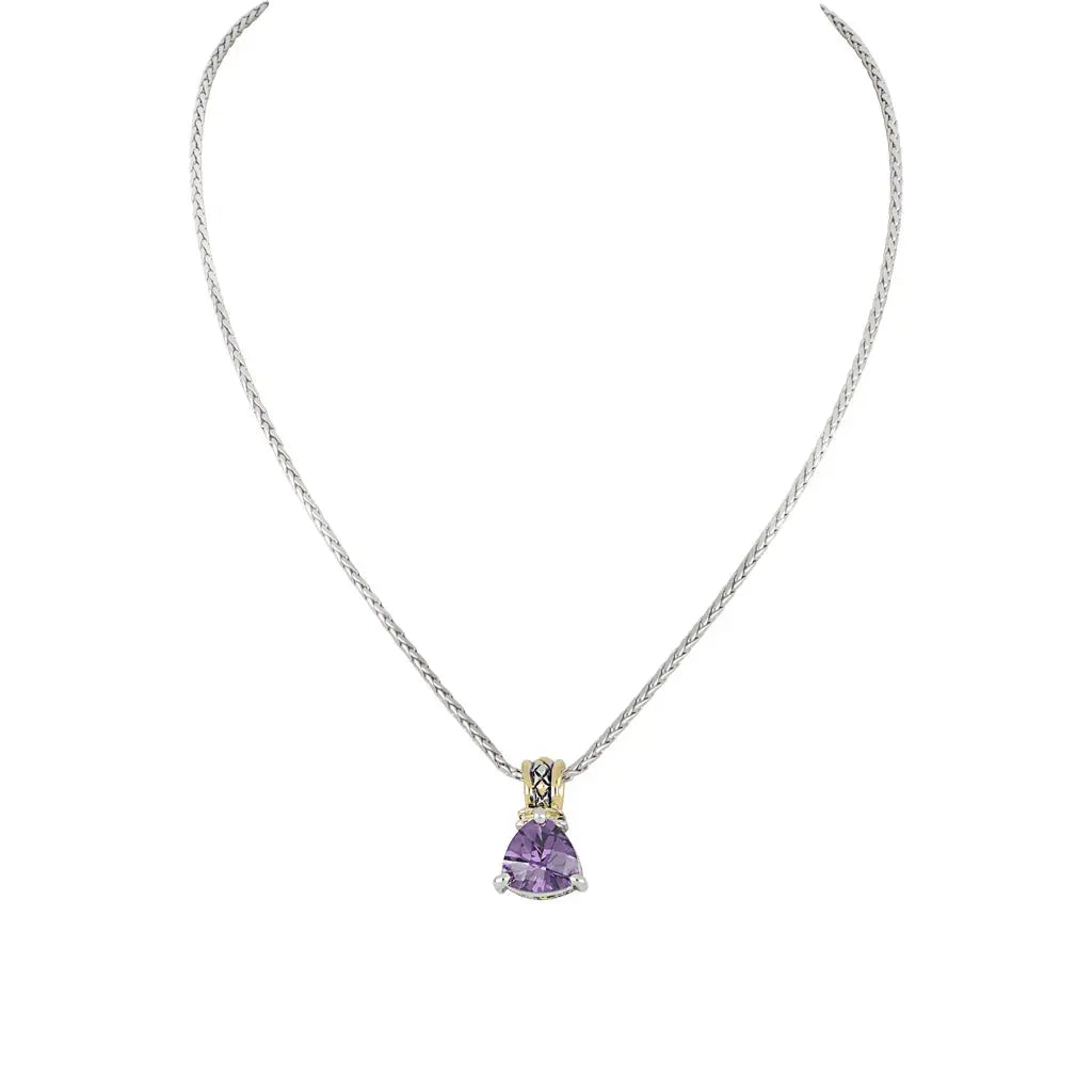 Beijos Cor - Trillion Cut Pendant Necklace John Medeiros Jewelry Collections