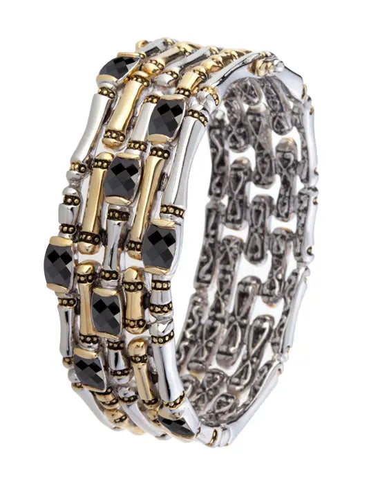 Canias Cor Collection - Five-Row Hinged Bangle Bracelet John Medeiros Jewelry Collections