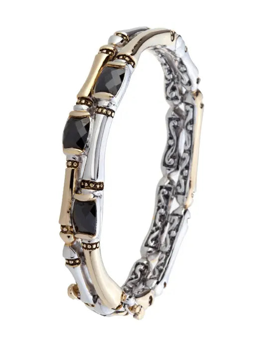 Canias Cor Collection - Two-Row Hinged Bangle Bracelet John Medeiros Jewelry Collections