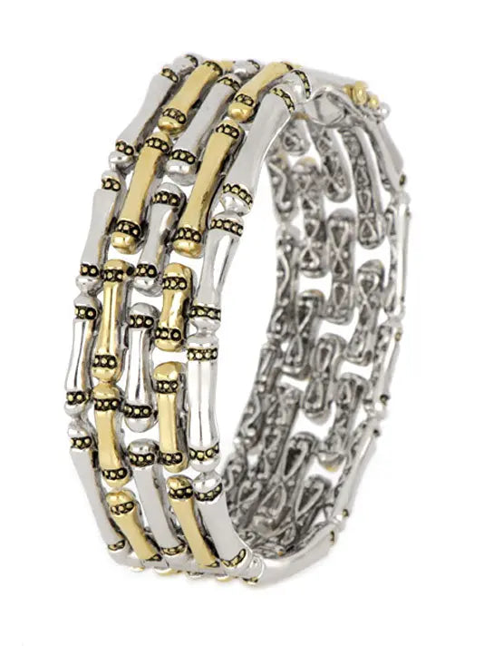 Canias Original Collection - Five-Row Hinged Bangle Bracelet John Medeiros Jewelry Collections