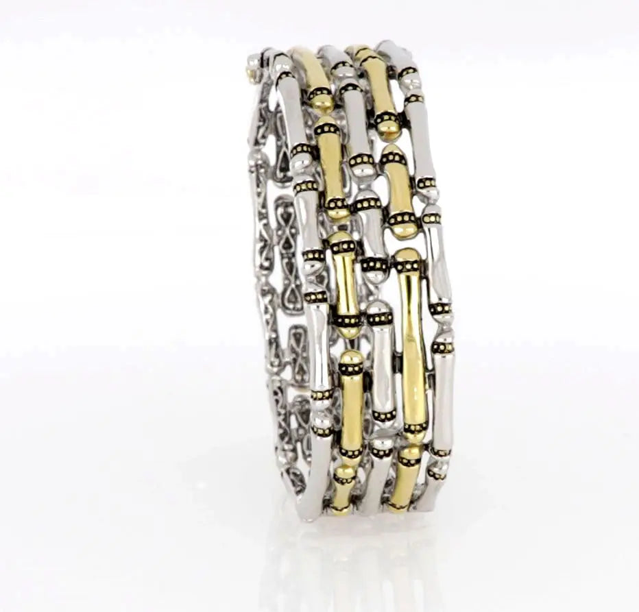 Canias Original Collection - Five-Row Hinged Bangle Bracelet John Medeiros Jewelry Collections